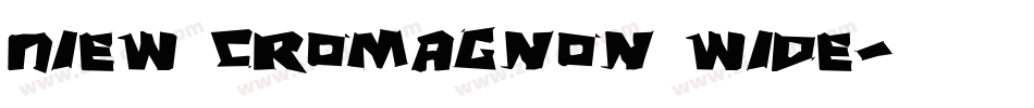 Niew CroMagnon Wide字体转换